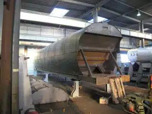 Réalisation de structures de wagons